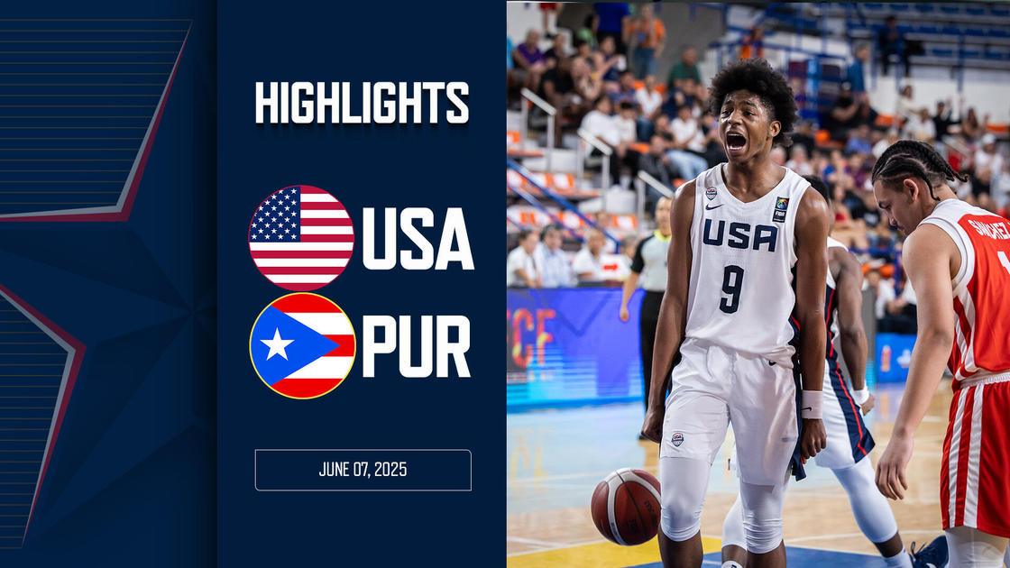HIGHLIGHTS USA Vs Puerto Rico 2025 FIBA U16 AmeriCup June 7 2025