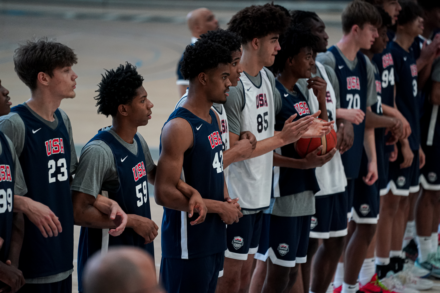 usa basketball training camp roster