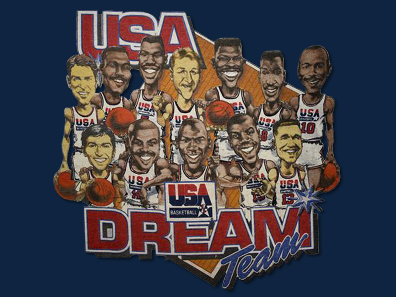 HI5T0RY: The Dream Team Wins Gold - USA Basketball