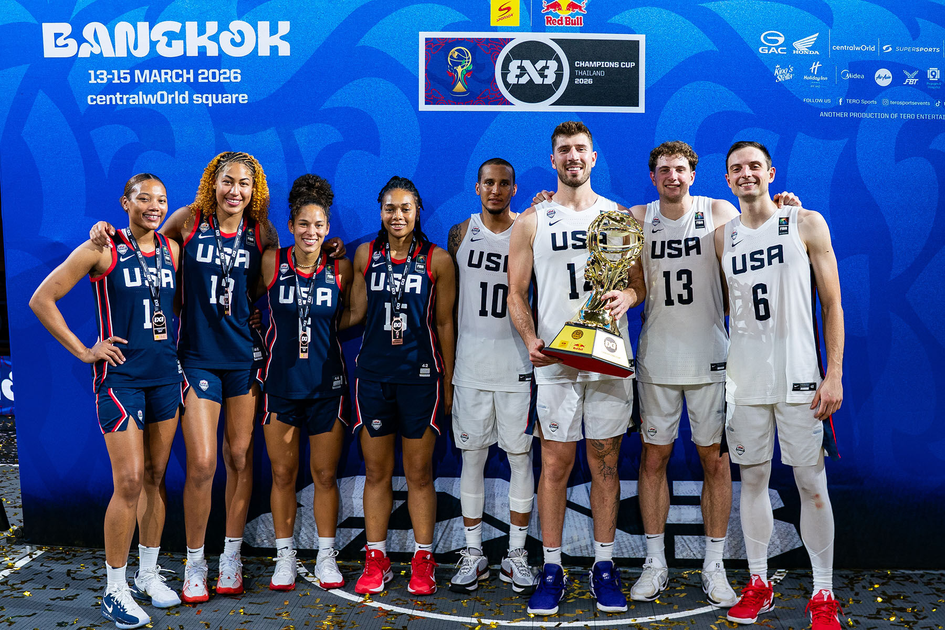 Justin Pierce, Team USA Win 2026 FIBA 3x3 Champions Cup Title