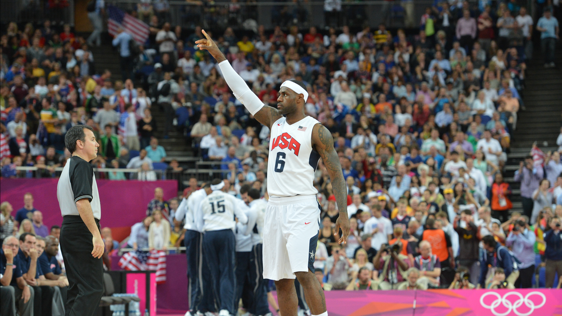 HI5T0RY: LeBron James Records a Triple-Double at 2012 Olympics - USA ...