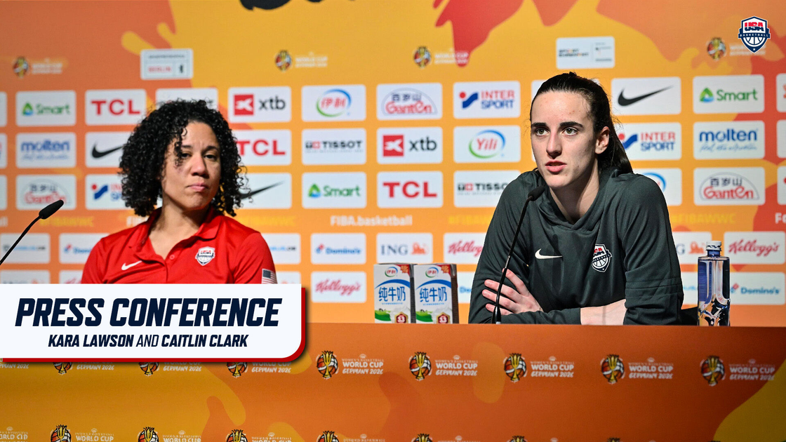 Kara Lawson and Caitlin Clark | USA vs China Press Conference | September  4, 2026 - USA Basketball