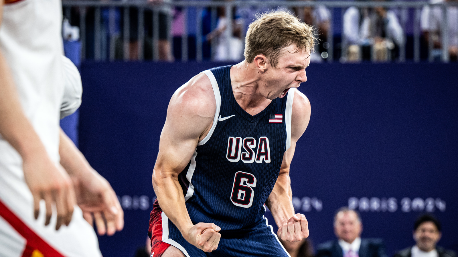 Olympic(Team USA) カリー ゲームジャージ M Steph Curry Gets Team USA OVER THE FINISH LINE in gold medal
