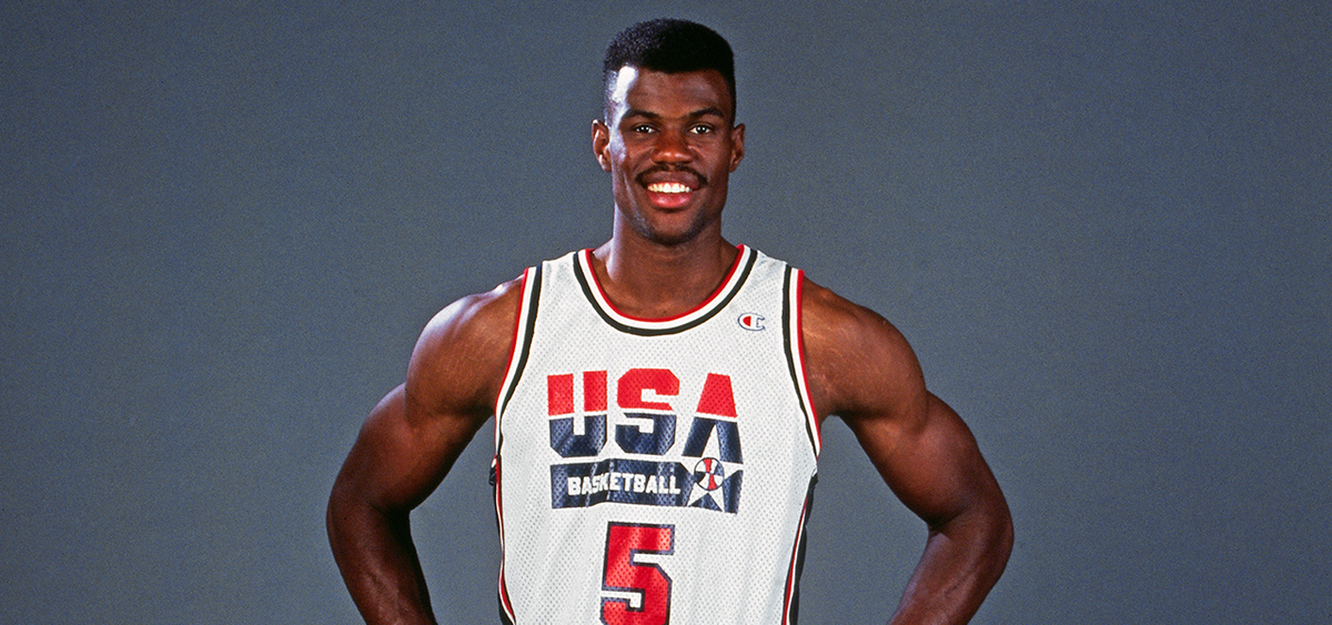DAVID ROBINSONレプリカジャージ Men's Mitchell & Ness David Robinson White USA Basketball