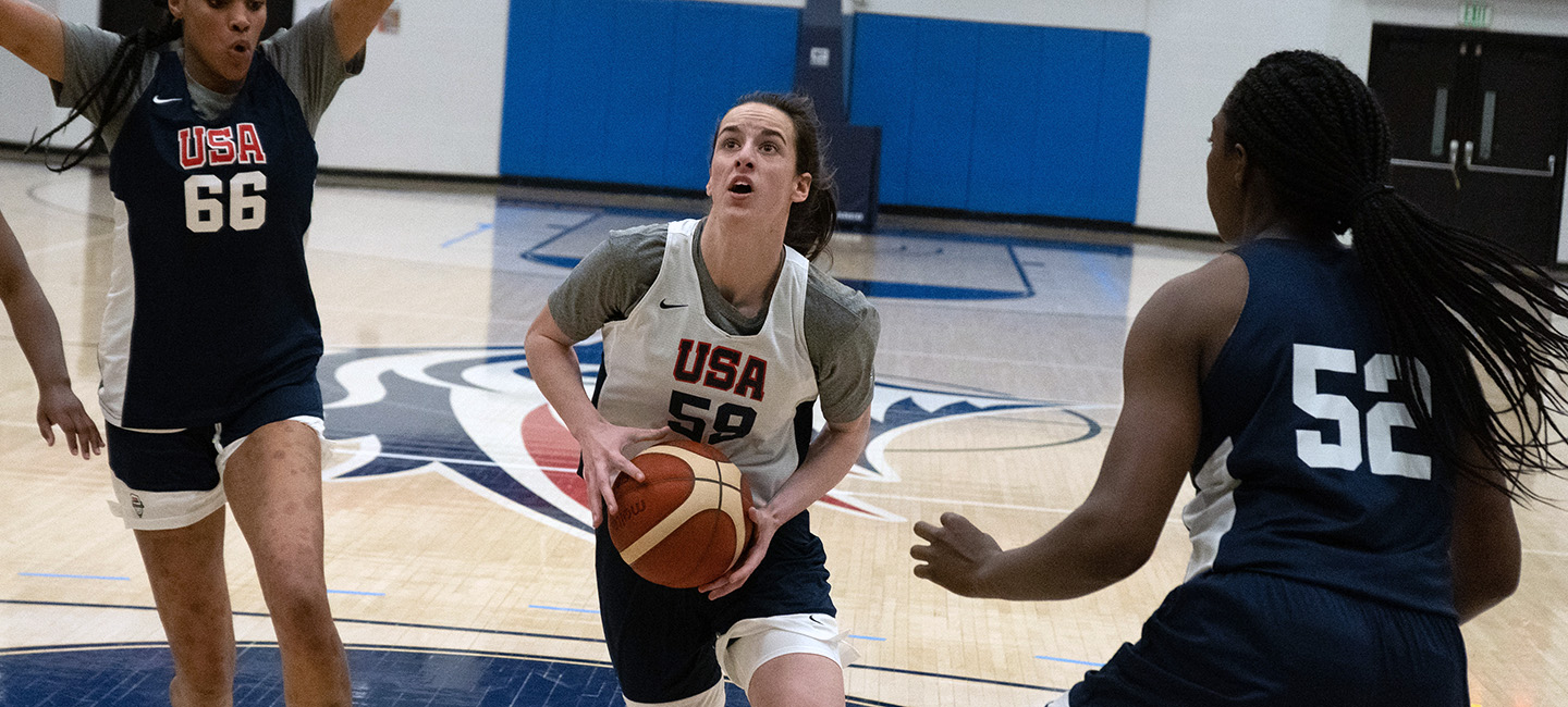 Caitlin Clark Now Playing Veteran Role in Seeking to Make USA U19 World Cup  Team - USA Basketball